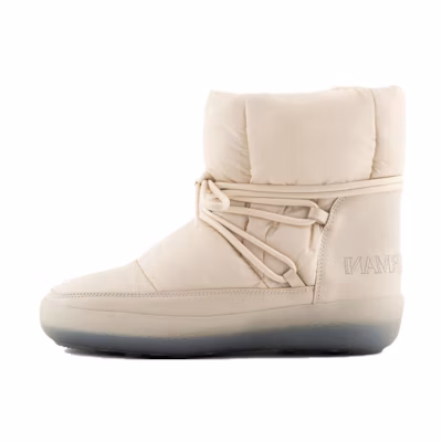 (W) Giorgio Armani Short Snow Boots 'Light Brown'