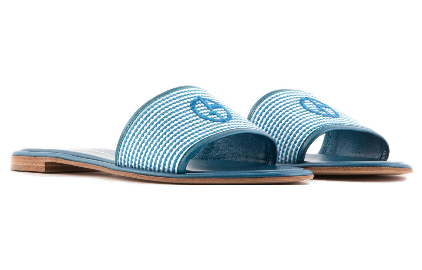 Lookbook (Women) Giorgio Armani Slide 'Blue Comfort' X1R016XN8321T124
