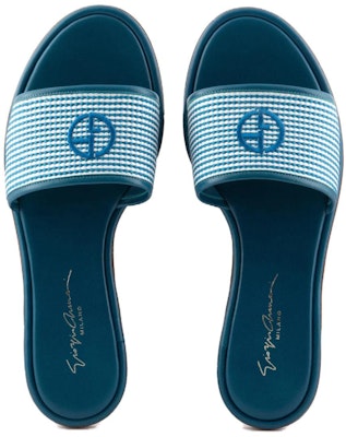 (Women) Giorgio Armani Slide 'Blue Comfort' X1R016XN8321T124 Shop (Women) Giorgio Armani Slide 'Blue Comfort' X1R016XN8321T124