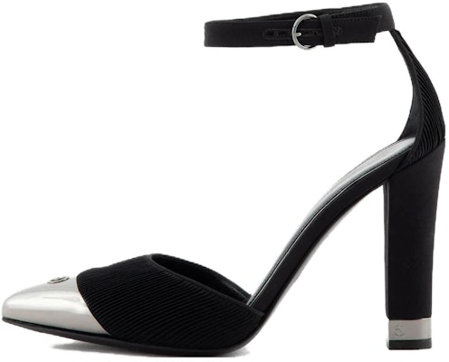 (Women) Giorgio Armani Velvet Pointed Toe 'Black Chunky Heel' X1F186XN9621K001 Buy (Women) Giorgio Armani Velvet Pointed Toe 'Black Chunky Heel' X1F186XN9621K001