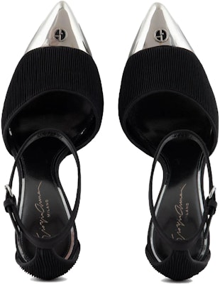 (Women) Giorgio Armani Velvet Pointed Toe 'Black Chunky Heel' X1F186XN9621K001 Lookbook (Women) Giorgio Armani Velvet Pointed Toe 'Black Chunky Heel' X1F186XN9621K001