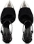 Lookbook (W) Giorgio Armani Velvet Hujung Runcing 'Heel Tebal Hitam' X1F186XN9621K001