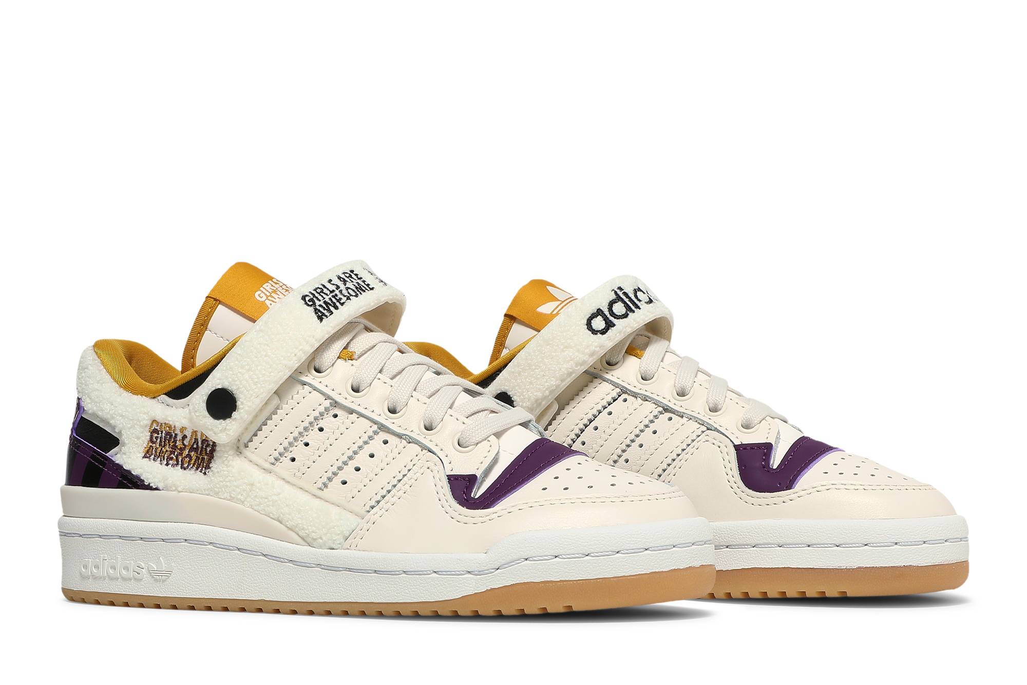 (Women) Girls Are Awesome x adidas Forum Low ‘White Purple Beauty’ GY2680