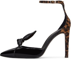 (Women) Giuseppe Zanotti 'Chili Pepper Black Patent Leather Pointed-Toe Stiletto' 1I060020001 (Women) Giuseppe Zanotti 'Chili Pepper Black Patent Leather Pointed-Toe Stiletto' 1I060020001