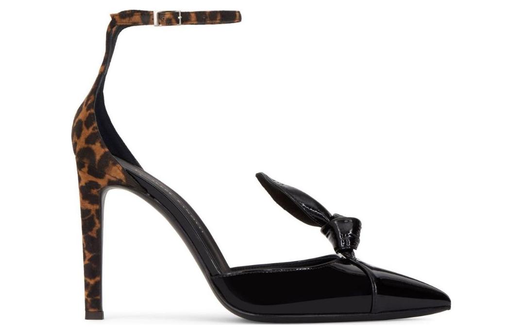 Order (W) (女性用) ジュゼッペ・ザノッティ「チリペッパー ブラック パテント レザー ポインテッドトゥ スティレット」1I060020001 1I060020001