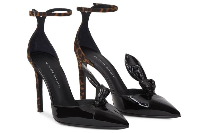 Lookbook (Women) Giuseppe Zanotti 'Chili Pepper Black Patent Leather Pointed-Toe Stiletto' 1I060020001