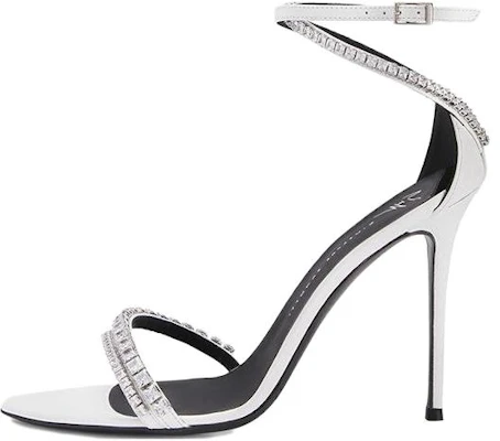 (Women) Giuseppe Zanotti 'Elegant Rhinestone Pointed Stiletto Ankle Strap Sandal White' I300029005 Buy (Women) Giuseppe Zanotti 'Elegant Rhinestone Pointed Stiletto Ankle Strap Sandal White' I300029005