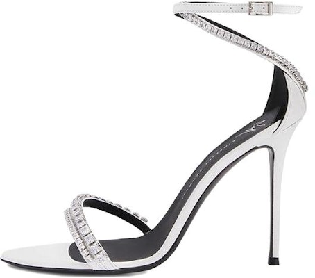 (Women) Giuseppe Zanotti 'Elegant Rhinestone Pointed Stiletto Ankle Strap Sandal White' I300029005 Buy (Women) Giuseppe Zanotti 'Elegant Rhinestone Pointed Stiletto Ankle Strap Sandal White' I300029005