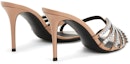 Shop (Women) Giuseppe Zanotti 'Nude Crystal Embellished Stiletto Slide' E300075A006