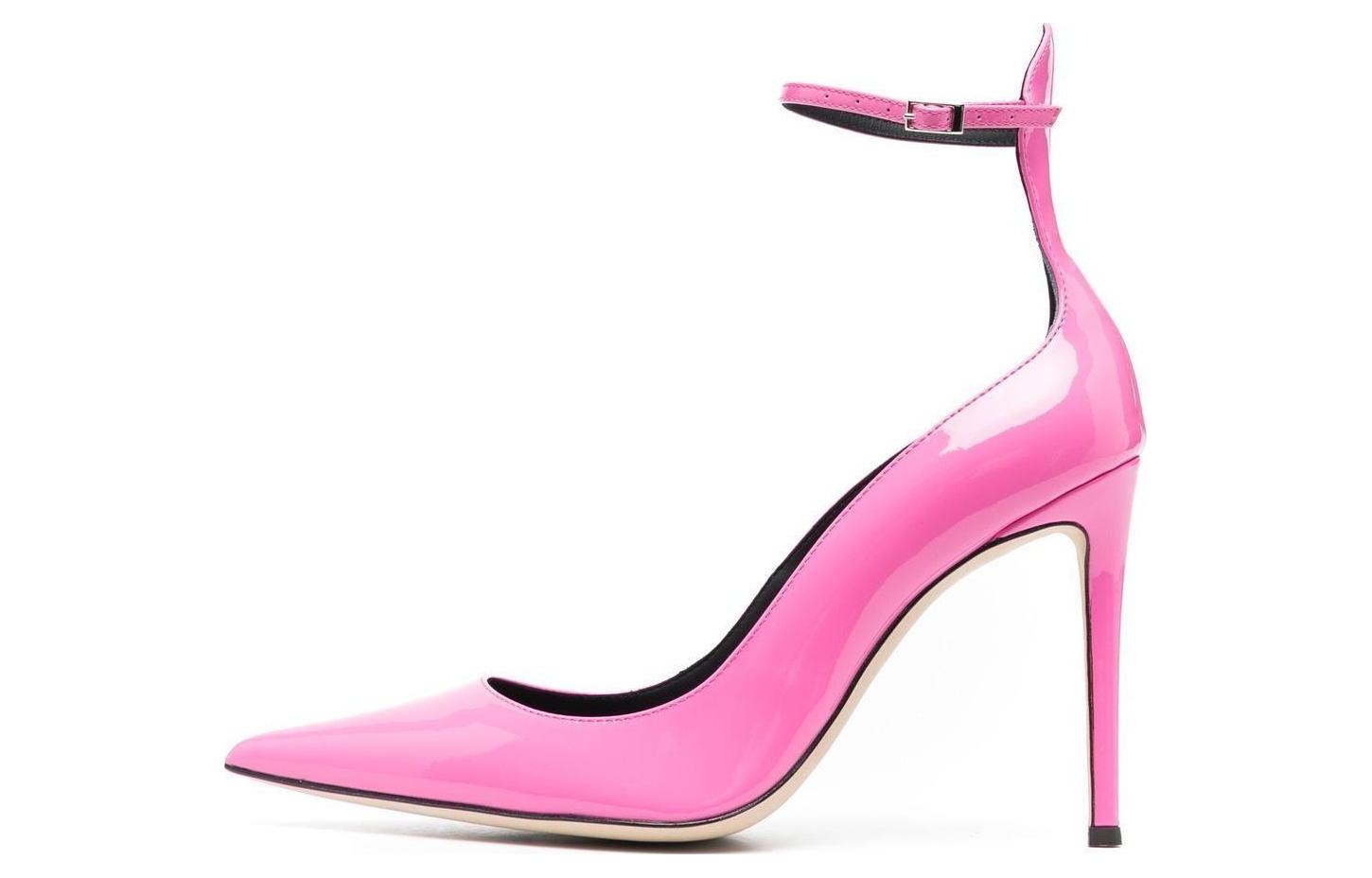 (Women) Giuseppe Zanotti 'Pink Buckle Pointed-Toe Stiletto' I260017002