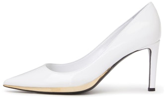 (Women) Giuseppe Zanotti 'Virgyn White Pointed-Toe Stiletto' I260008028 (Women) Giuseppe Zanotti 'Virgyn White Pointed-Toe Stiletto' I260008028