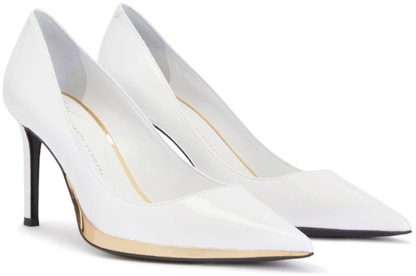 (Women) Giuseppe Zanotti 'Virgyn White Pointed-Toe Stiletto' I260008028 Order (Women) Giuseppe Zanotti 'Virgyn White Pointed-Toe Stiletto' I260008028