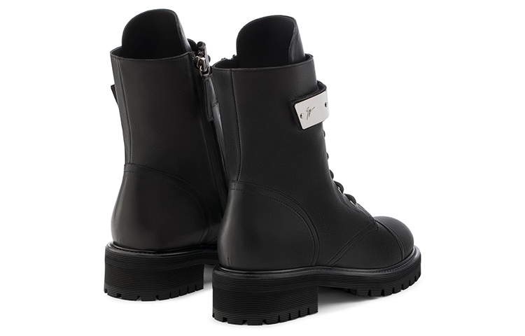 (W) Giuseppe Zanotti Alexa 'Metallic Silver Black' 圖 5