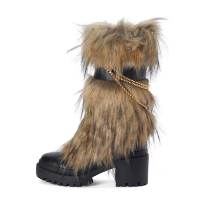 (W) Giuseppe Zanotti Amaia 'Black Brown'