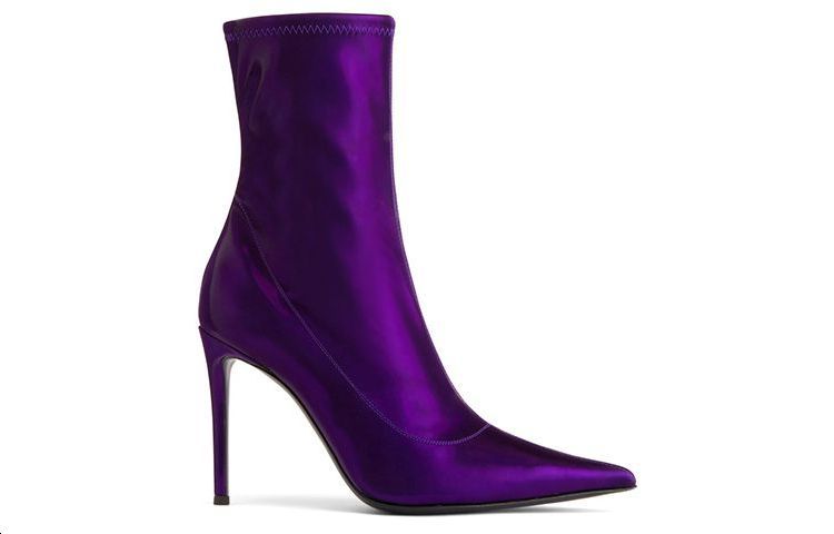 Order (Women) Giuseppe Zanotti Ametista Bootie 'Purple Pointed Toe' I170008004