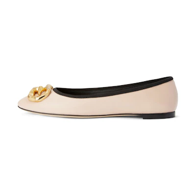 (W) Giuseppe Zanotti Amur 'Pink Ballet Flat'