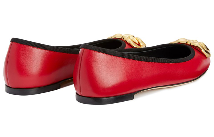 (W) Giuseppe Zanotti Amur Ballet Flat 'Red Leather' 圖 3