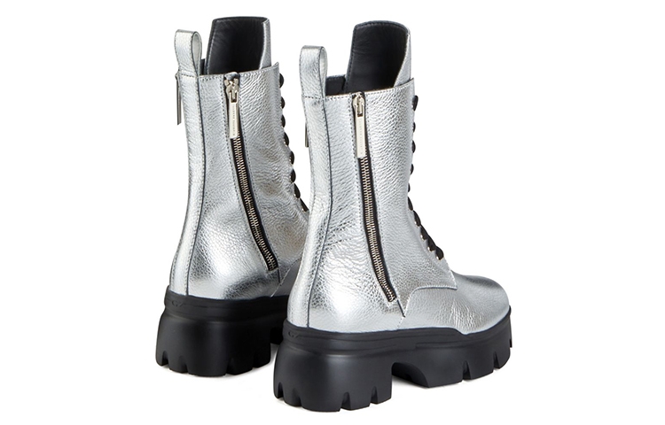 (W) Giuseppe Zanotti Apocalypse 'Silver Patent Lace-Up Ankle Boot' 圖 3