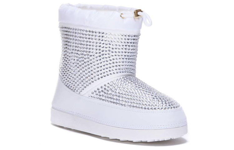 (W) Giuseppe Zanotti Aspen 'White Crystal Embroidery' 圖 2