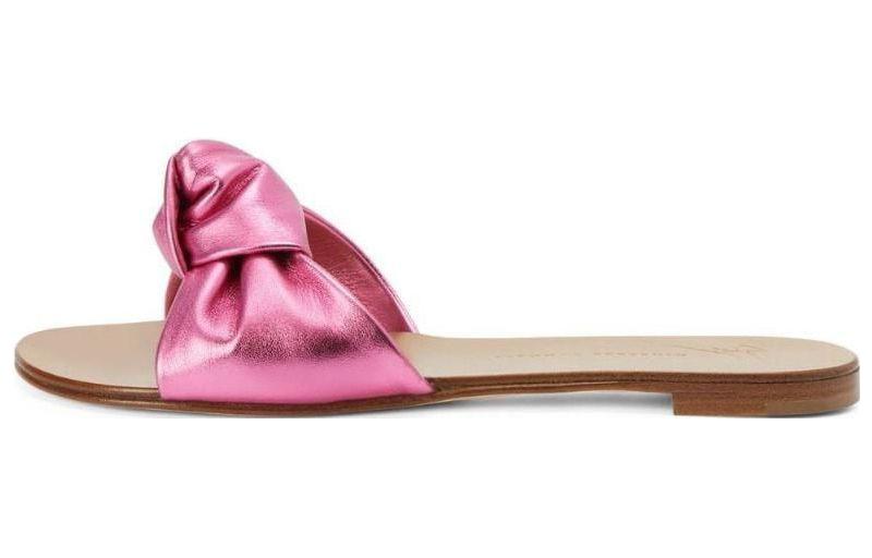 (W) Giuseppe Zanotti Aycha 'Pink Leather Slide'