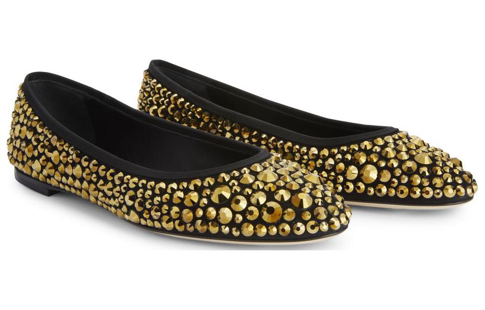 (W) Giuseppe Zanotti Ballet Flat 'Black Gold' 圖 2