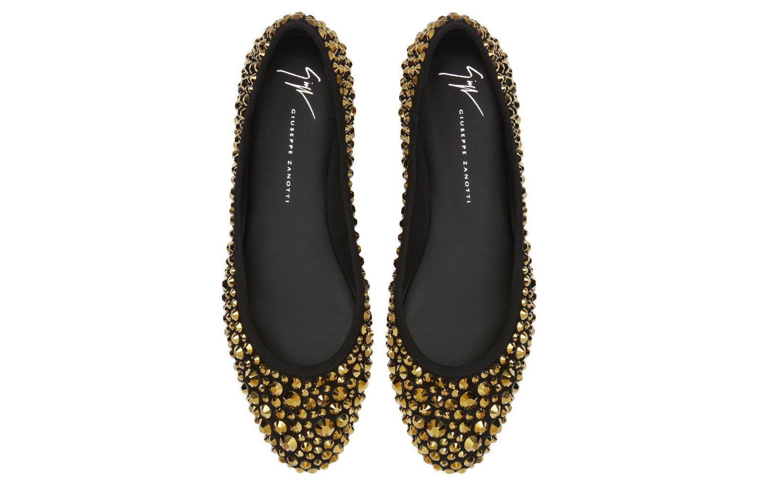 (W) Giuseppe Zanotti Ballet Flat 'Black Gold' 圖 3