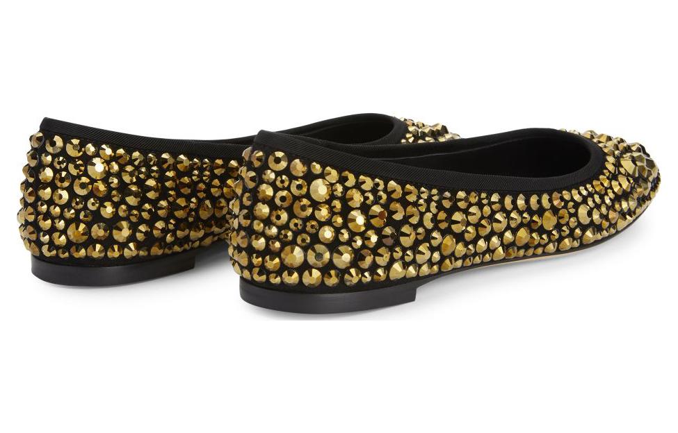 (W) Giuseppe Zanotti Ballet Flat 'Black Gold' 圖 4