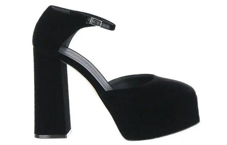 (W) Giuseppe Zanotti Bebe High Heel 'Black Velvet' 圖 2