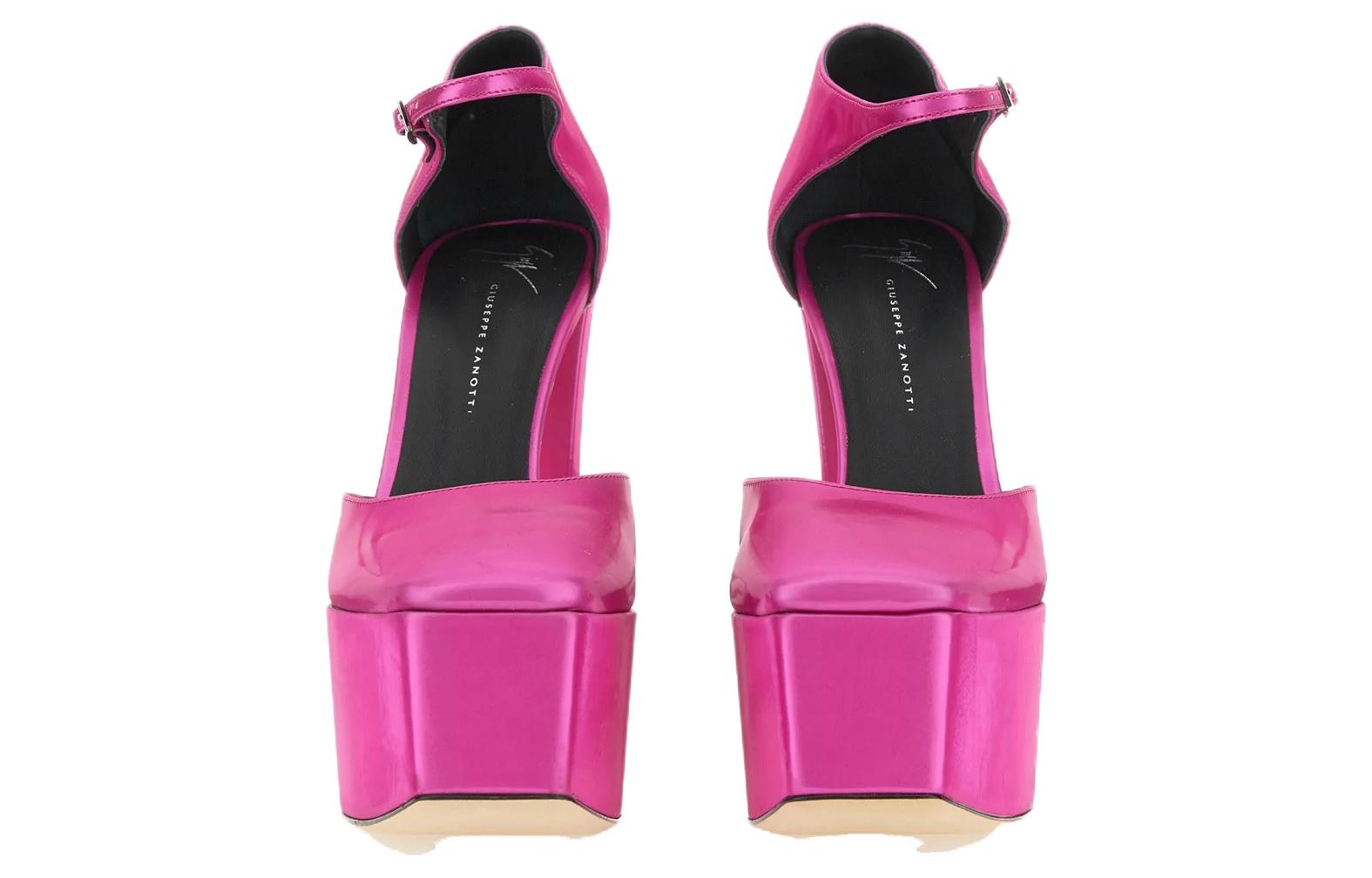(W) Giuseppe Zanotti Bebe High Heels 'Pink Metallic Buckle' 圖 4