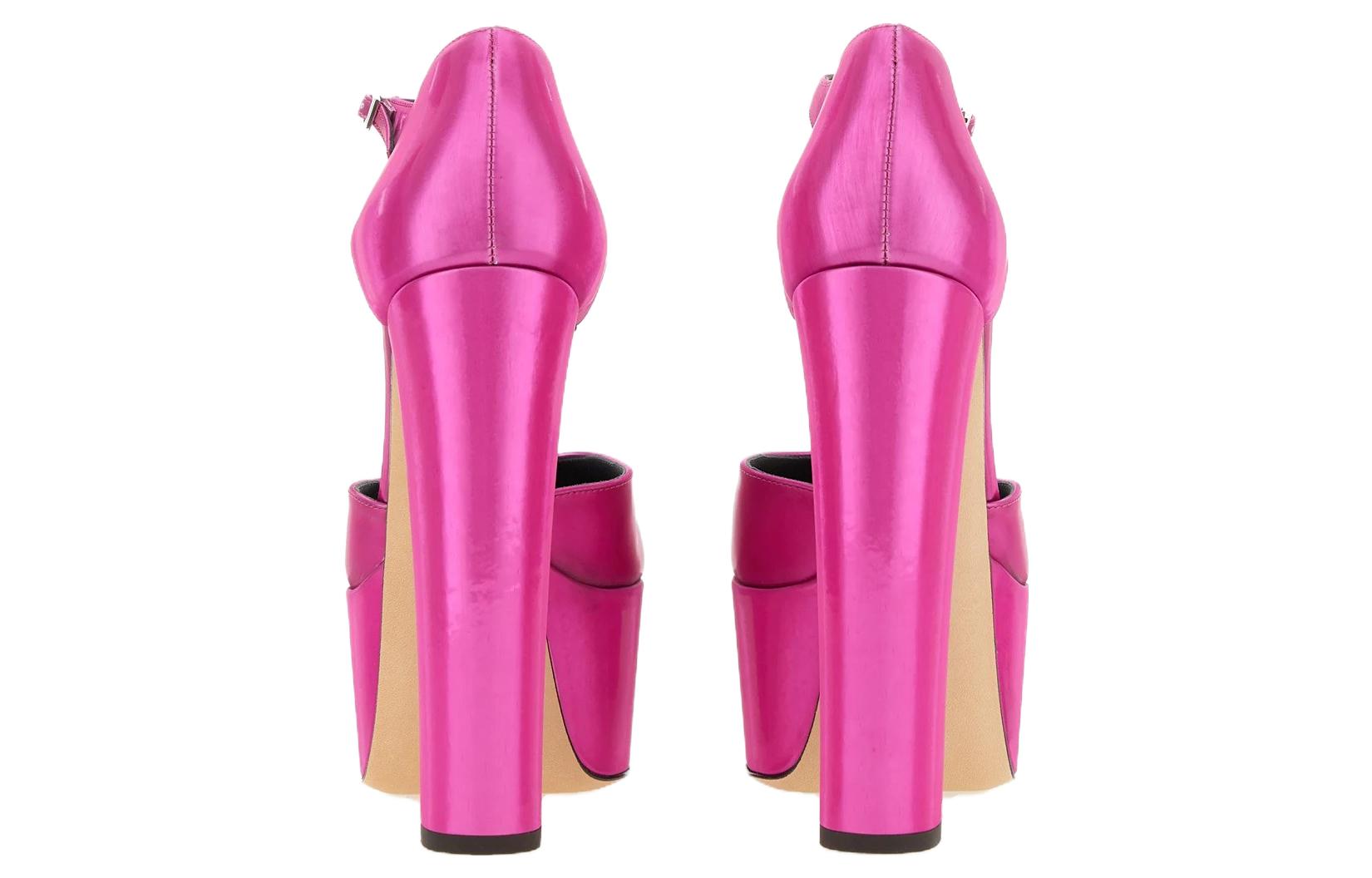 (W) Giuseppe Zanotti Bebe High Heels 'Pink Metallic Buckle' 圖 5