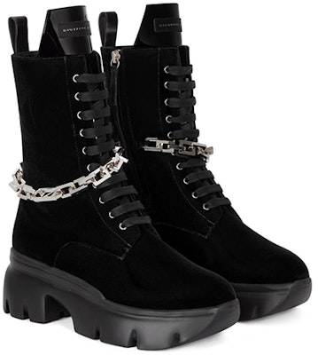 (W) Giuseppe Zanotti Bootie 'Hitam' 'Apocalypse Chain Detail' I170017001 Order (W) Giuseppe Zanotti Bootie 'Hitam' 'Apocalypse Chain Detail' I170017001