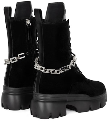 (W) Giuseppe Zanotti Bootie 'Hitam' 'Apocalypse Chain Detail' I170017001 Lookbook (W) Giuseppe Zanotti Bootie 'Hitam' 'Apocalypse Chain Detail' I170017001