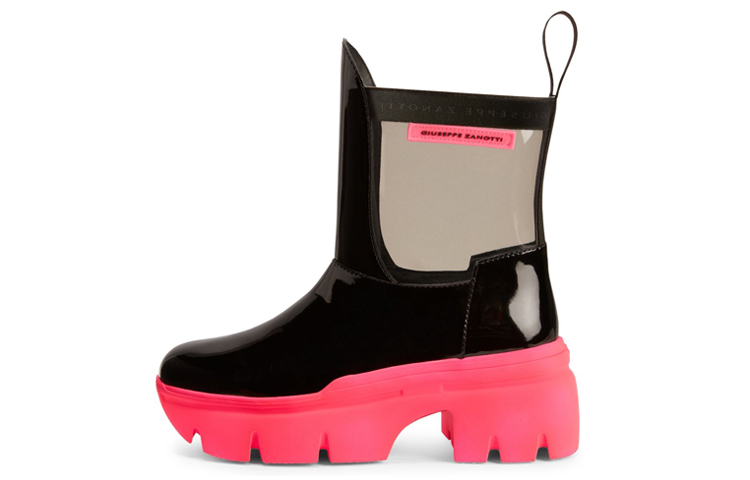 Buy (W) Giuseppe Zanotti Chelsea Boot 'Apocalypse Riot Patent Hitam Abu-abu' I270003002