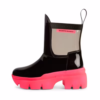 (W) Giuseppe Zanotti Chelsea Boot 'Apocalypse Riot Patent Black Grey'