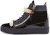 (W) Giuseppe Zanotti Coby High 'Keselesaan Serbaguna Hitam' RS10053001