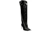 Shop (W) Giuseppe Zanotti Crudelia Boots Hitam Hak Tinggi 10.5cm Toe Lancip I180005001