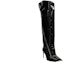 Shop (W) Giuseppe Zanotti Crudelia Kasut But Tinggi Hujung Runcing 'Hitam Tumit 10.5cm' I180005001