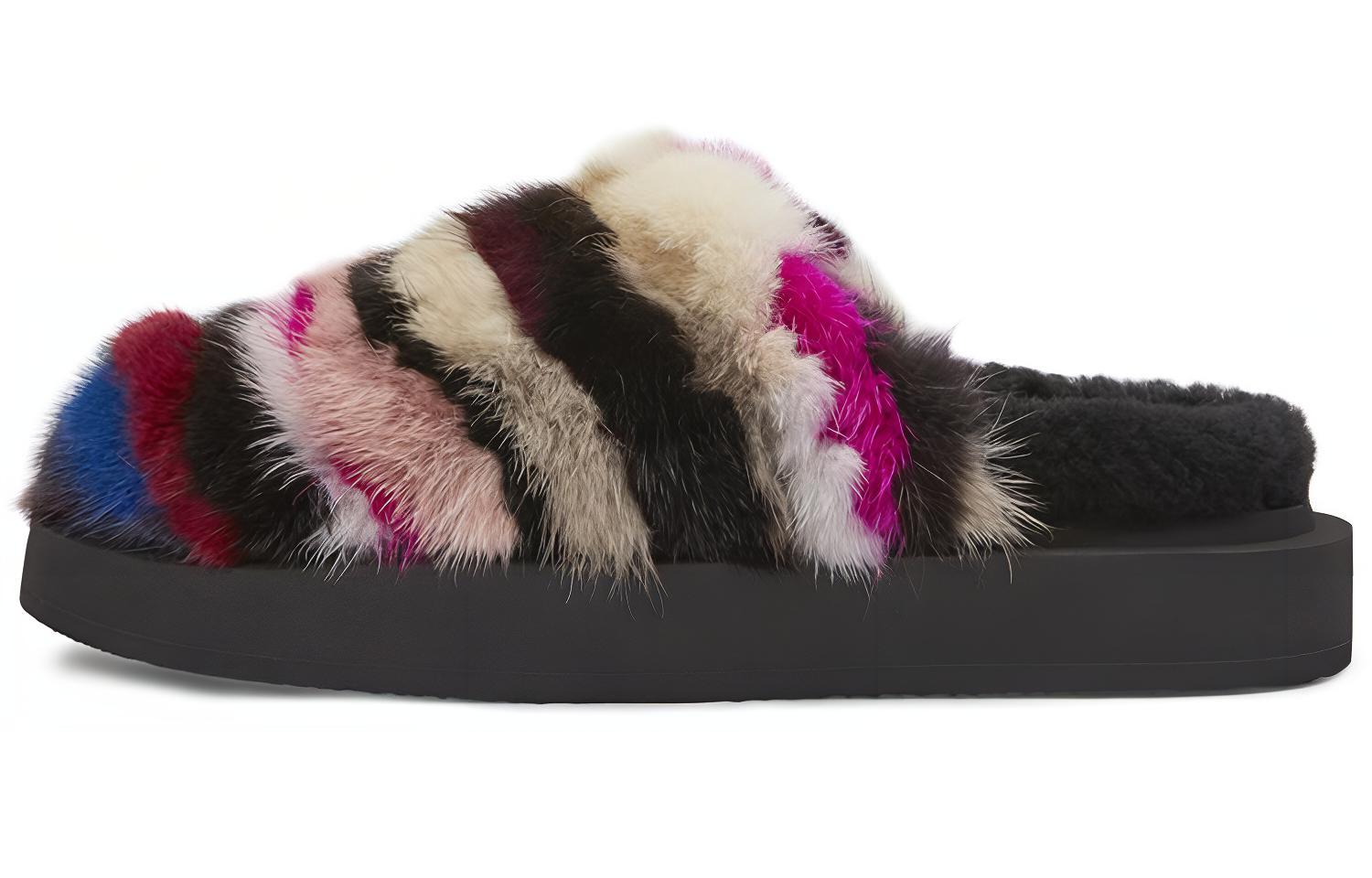 (W) Giuseppe Zanotti Dimitra Mule 'Multicolor Texture'