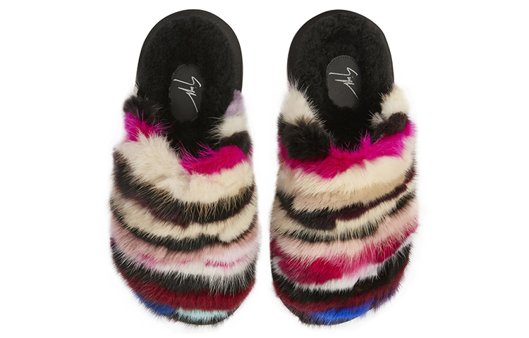 (W) Giuseppe Zanotti Dimitra Mule 'Multicolor Texture' 圖 4