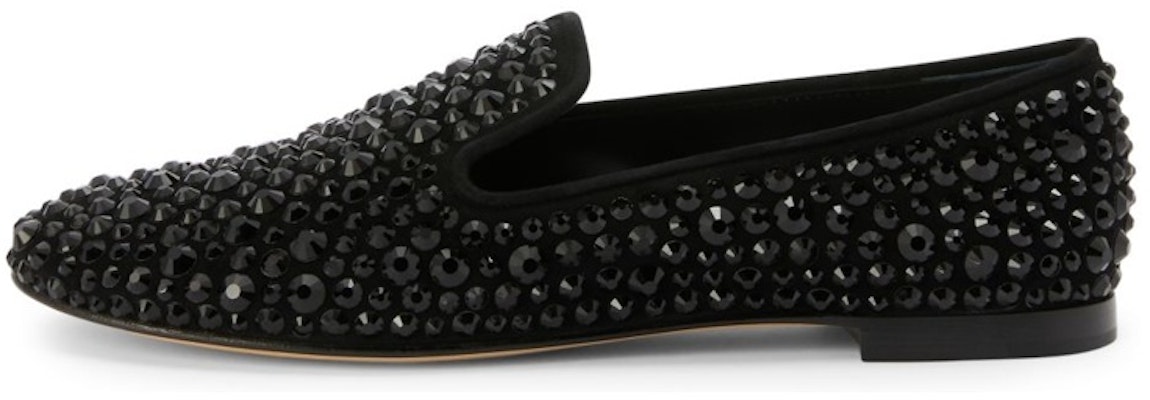 (Women) Giuseppe Zanotti Evangeline 'Black Crystal Embroidery' E360007006 Buy (Women) Giuseppe Zanotti Evangeline 'Black Crystal Embroidery' E360007006