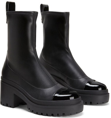 (Women) Giuseppe Zanotti Fashion Leather Boots 'Black' I270029001 Lookbook (Women) Giuseppe Zanotti Fashion Leather Boots 'Black' I270029001