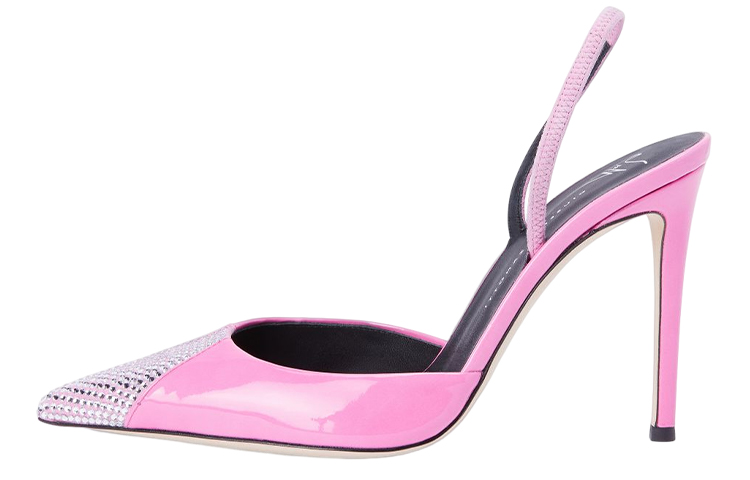 (Women) Giuseppe Zanotti Fashion Slip-On Stiletto 'Pink Patent' I250010001