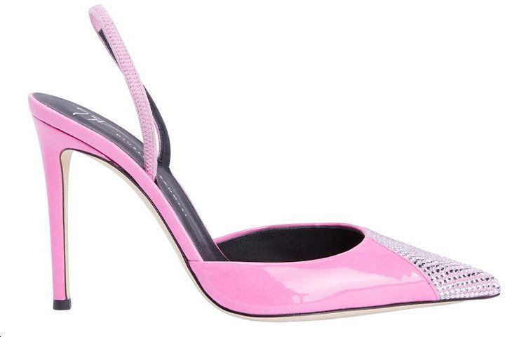 (W) Giuseppe Zanotti Fashion Slip-On Stiletto 'Pink Patent' 圖 2