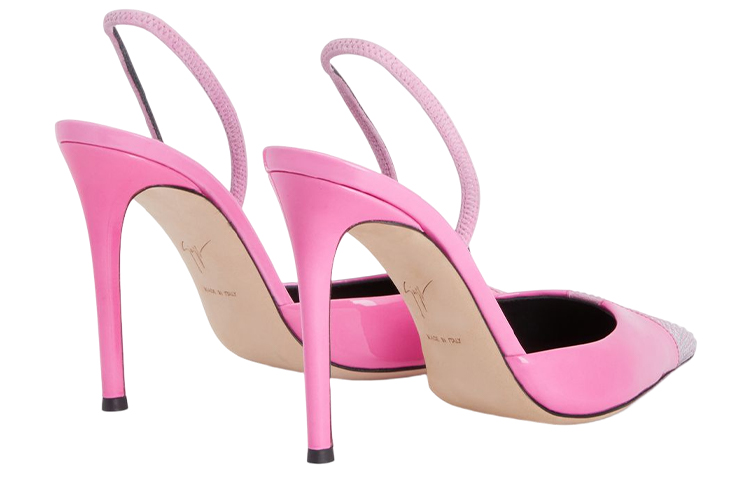 (W) Giuseppe Zanotti Fashion Slip-On Stiletto 'Pink Patent' 圖 5