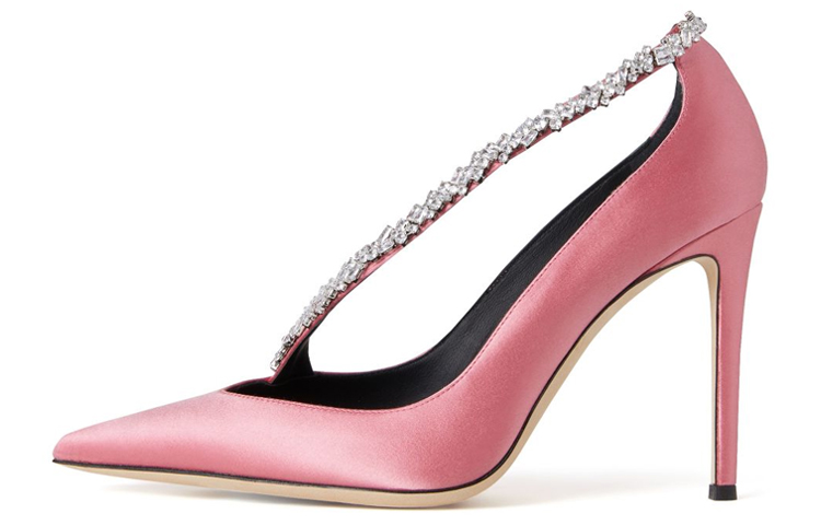 (W) Giuseppe Zanotti Filipa 'Crystal Pink Satin'