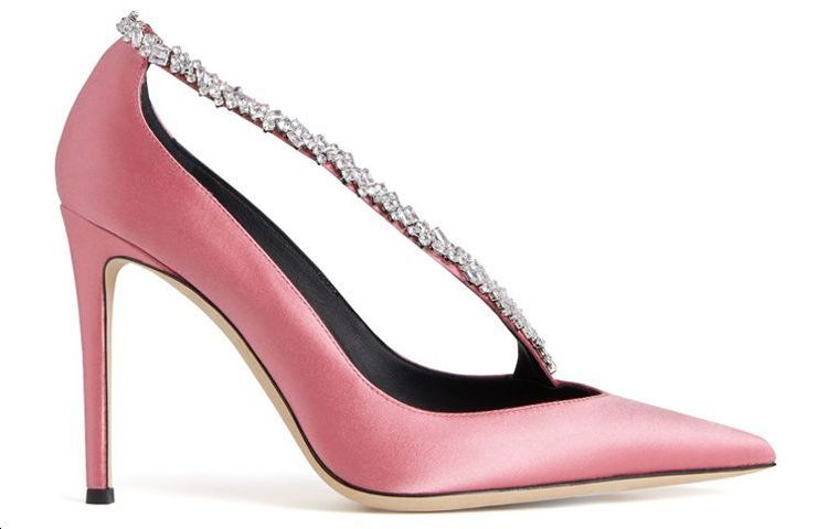 (W) Giuseppe Zanotti Filipa 'Crystal Pink Satin' 圖 2