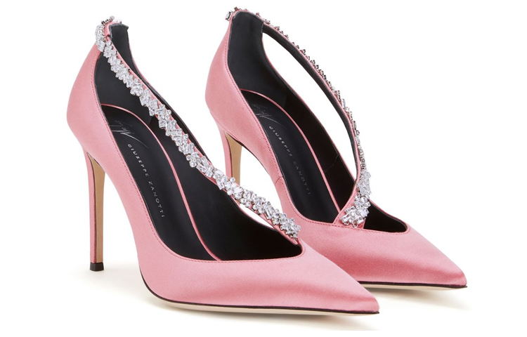 (W) Giuseppe Zanotti Filipa 'Crystal Pink Satin' 圖 3
