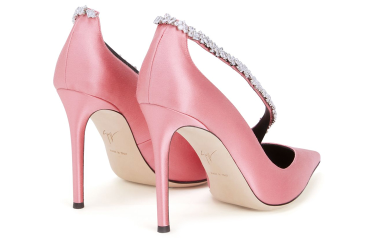 (W) Giuseppe Zanotti Filipa 'Crystal Pink Satin' 圖 5