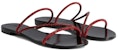 (W) Sandal Giuseppe Zanotti Flat Slide 'Red Crystal' E300022008