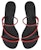 (W) Sandal Giuseppe Zanotti Flat Slide 'Red Crystal' E300022008